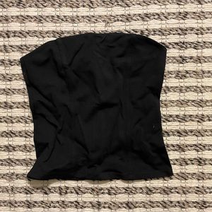 Aritzia black strapless top size M